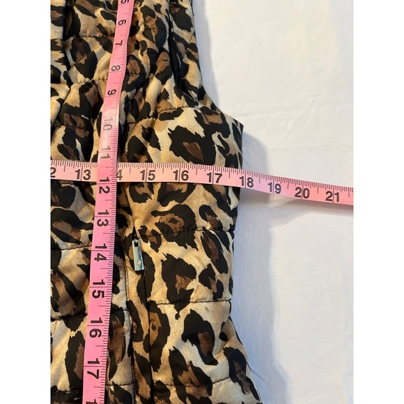 White House Black Market Leopard Print Vest - Picture 7 of 11